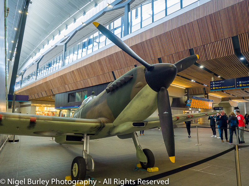 Spitfire at London Bridge Station
